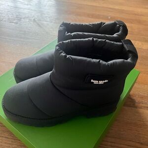 Kate Spade Black Puffer Boots